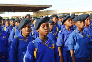 Some Beneficiaries of free education at Rochas Foundation College